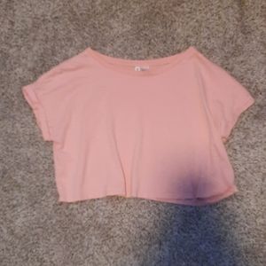 Pink crop top